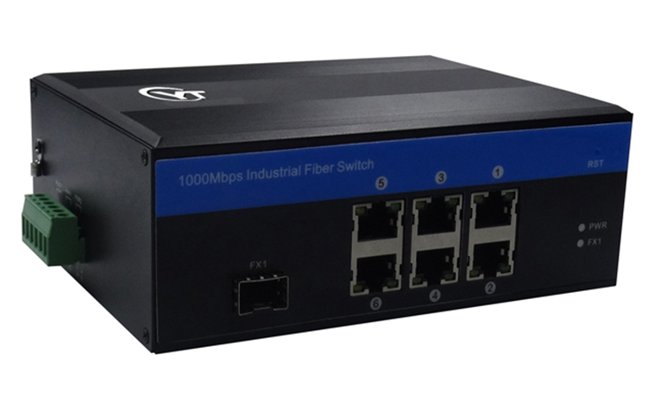 YTW106-SFP 系列 1路百兆FX光口+6路百兆以太網電口
