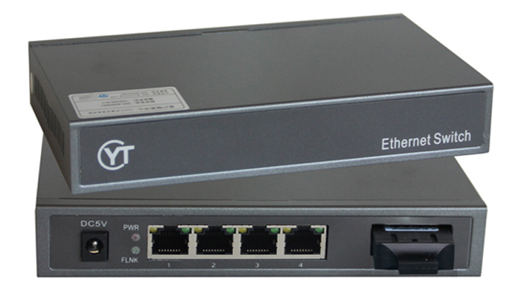 1000M-1光4電口 光纖收發器 YTF1140-系列