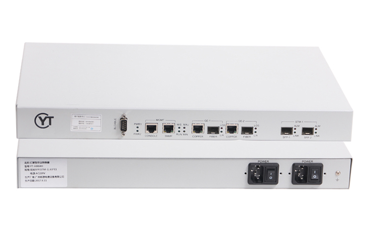 STM-1至千兆以太網匯聚型轉換器 YT-HX128/B
